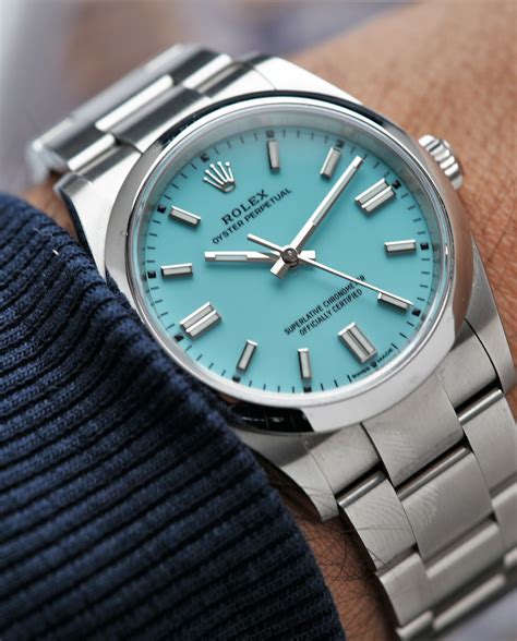 rolex men's watch blue thin strap|Rolex oyster blue watch.